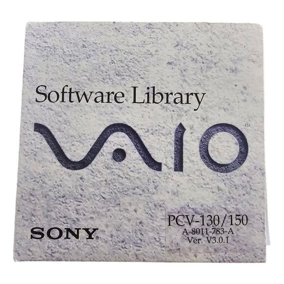 Vintage Sony VAIO Windows 95 Software Library with Certificate of Authenticity - Picture 1 of 16